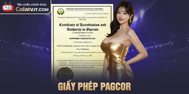 Giấy phép PAGCOR